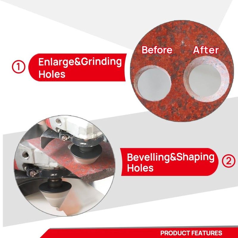 Diamond Tile Hole Saw Kit 10-Pack, DT-DIATOOL Diamond Core Drill