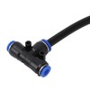 Above Ground Sprinkler System with 360 Degree Adjustable Bendable Nozzle