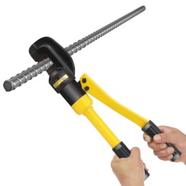 Hydraulic Rebar Cutter Tool, 8T 4mm-16mm Hydraulic Rebar Pliers for Concrete Construction, Bolt Cutters Heavy Duty Steel Bolt Chain Cutting Tool w/Portable Box (16mm)