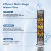 iFealClear Metal Rain Filtered Shower Head, 10” High Pressure Rainfall