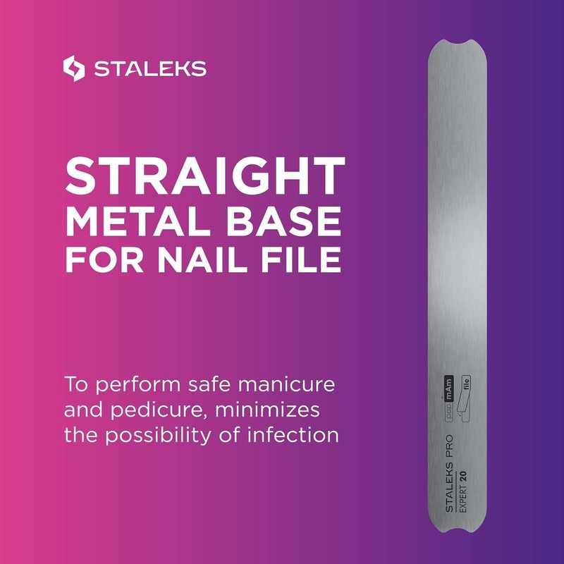 STALEKS PRO Base de metal para uñas rectas Experto 20