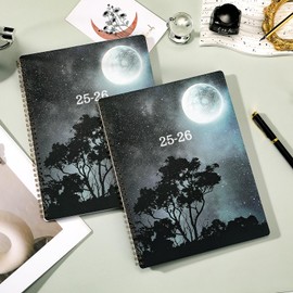 Planner 2025-2026 - Academic Planner 2025-2026, July 2025 - June 2026, 11”×9”, 2025-2026 Planner Weekly and Monthly, 12 Monthly Tabs, Inner Pocket, Twin-Wire Binding