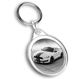 Destination Vinyl ltd 1 x Photo Keyring - American Muscle Car Mustang |Keychain|Keyring|Charm| #41634
