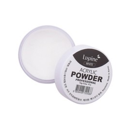 Lupine acrylic nail powder 15g, white, 1 piece / 루핀 아크릴 네일 파우더 15g, 화이트, 1개