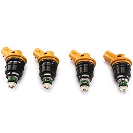 16600-AA170 16600AA170 4 Pcs OEM 550cc Yellow Side Fuel Injectors Compatible With S ubaru Sti WRX GC8 Impreza Lagacy