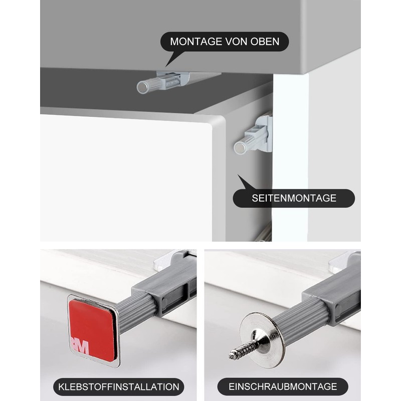 Push to Open Door Opener Jiayi Pack of 16 Pressure