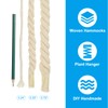 PATIKIL Natural Twisted Cotton Rope 50 feet x 13/16 Inch