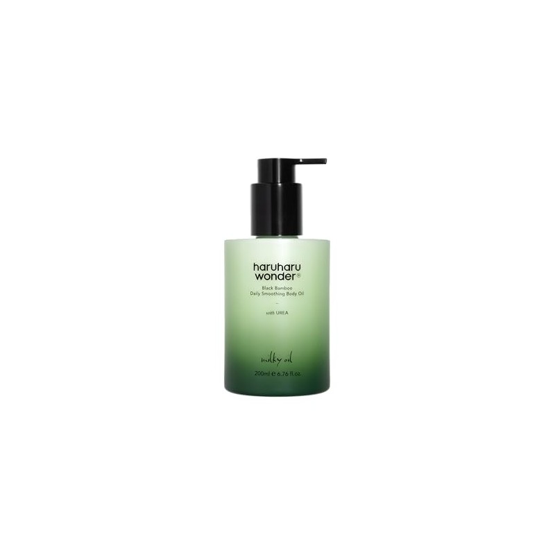 HARUHARU wonder Black Bamboo Daily Smoothing Body Oil, Fast Absorption,