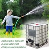 Horiznext 275 330 Gallon IBC Tote Tank Adapter and Water