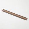Midori 42304006 Ruler, Aluminum & Wood, 5.9 inches (15 cm),