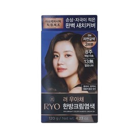 Ryeo Uachae Hair Dye Gray Gray Cream 5N Natural Brown / 려 우아채 염색약 새치크림 5N 자연갈색