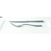 Fortessa Lucca 18/10 Stainless Steel Flatware, 5 Piece Place Setting,