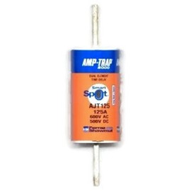 Ferraz Shamwut/Mersen AJT125, 125Amp (125A) 600V Slow Blow Class J Cartridge Blade Fuse