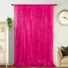 Sequin Backdrop Curtain Hot Pink Photo Backdrop 4FTx7FT Sequin Backdrop