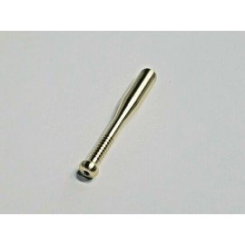 JEN ONE SOLID BRASS ONE HITTER PIPE* BASEBALL BAT DESIGN*MADE IN THE USA*  QUALITY