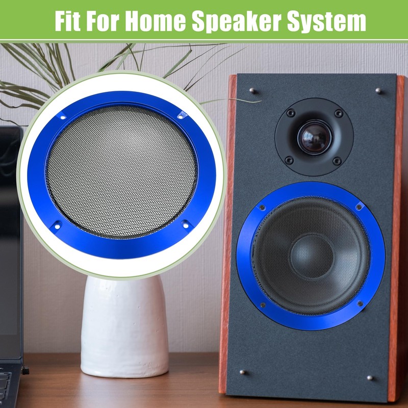VekAuto Universal 4" 6.5" Car Speaker Mesh Cover Mesh Round