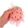 Minkissy 4pcs Fruit-themed Shower Balls for Exfoliating Skin Including Watermelon