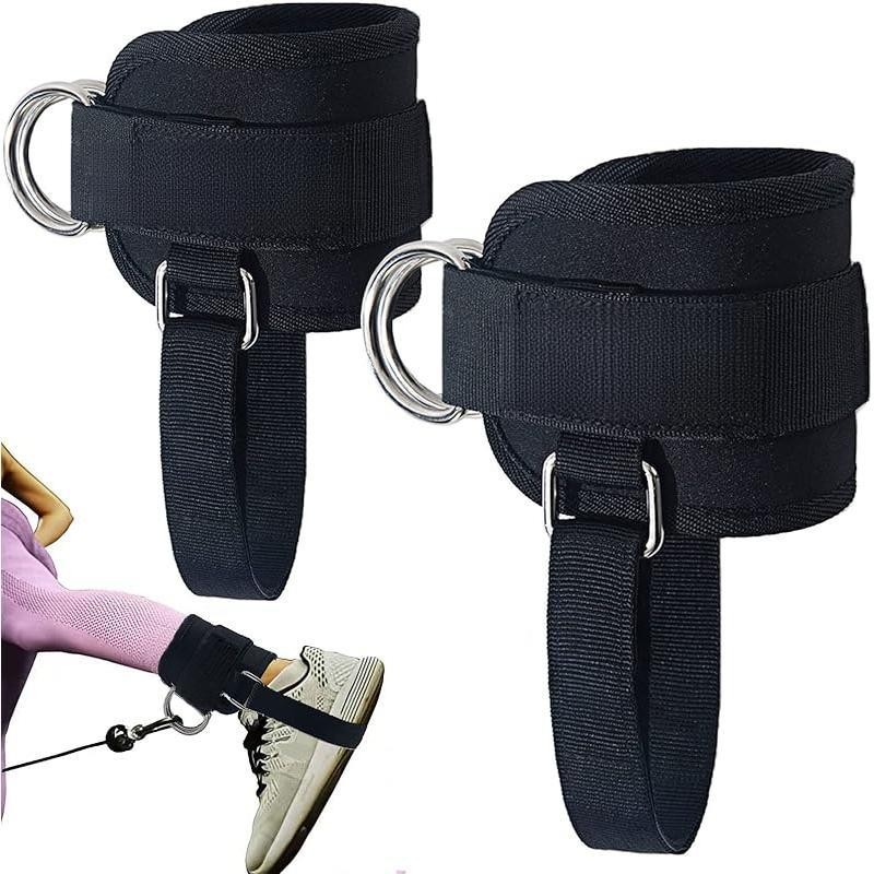 Ankle Straps for Cable Machines Kickbacks - Adjustable Ankle Cable
