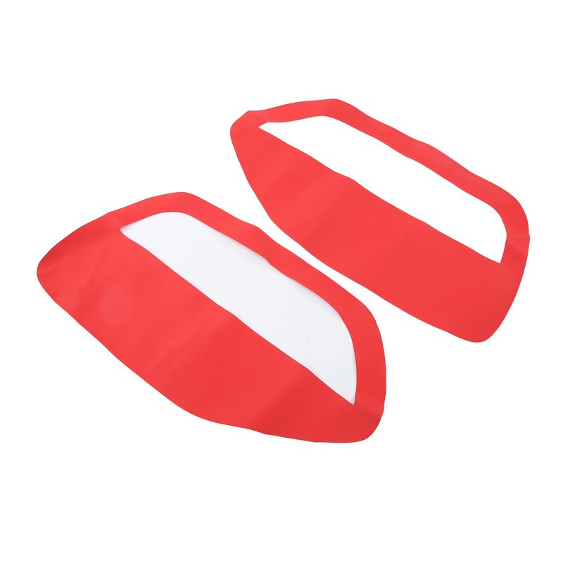 2pcs Front Door Panel Insert Card Cover Left Right Microfiber