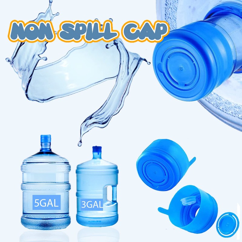 Performore - 10 Pack of Silicone Water Gallon Cap with