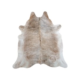 Light Brindle Cowhide Rug Large 6ft x 8ft - 180cm x 240cm