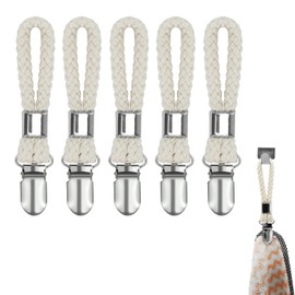 Hotype Hanger for towels, towel clips, tea towel holder, tea towel clips, towel hanger, towel clips for kitchen, shower room, multifunctional clip cloth, 5 pieces