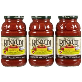 Francesco Rinaldi Traditional Pasta Sauce, No Salt Added,1.46 Pound (Pack of 3)