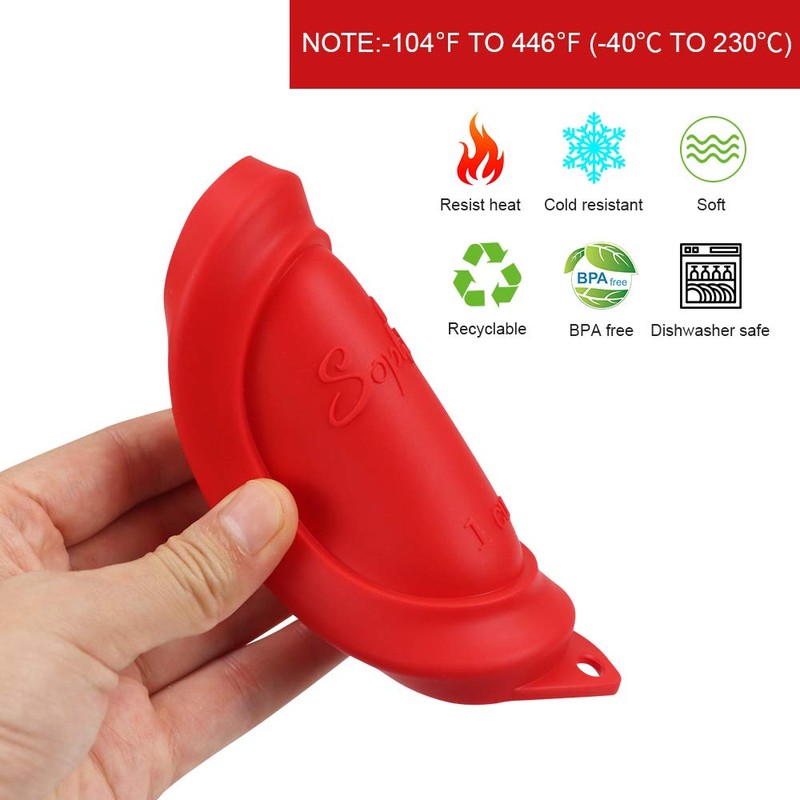 Sophico 1 Cup Round Silicone Storage Cover Lids Replacement for