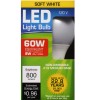 SynTop Warm White 60-Watt Equivalent(8 Watt)Medium Base LED Lightbulb A19