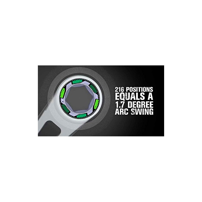 SK Tools USA 18MM, 6 Point, X-Frame® Combination Ratcheting Wrench