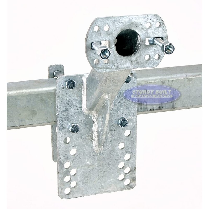 Sturdy Built Trailer Spare Tire Carrier Fits 4, 5, and