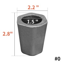 CANALHOUT Silicon Carbide Graphite Crucibles,Crucibles for Melting Metal,Withstand The High Temperature 1800℃(3272°F),Melting Casting Refining Aluminum Gold Silver Copper (0.5KG No.0)