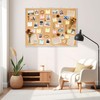 AMUSIGHT Double-Sided Large Foldable Cork Board, 60" x 36"