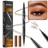 Hello Kiss Eyebrow Pen, 2 in 1 Dual-ended Natural 4