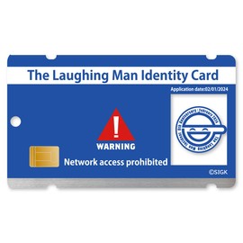 Ghost in the Shell S.A.C. Series Narikiri Acrylic Pass Case, Laughing Man