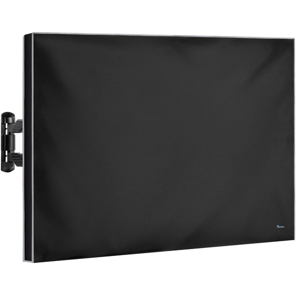 Outdoor TV Cover 65 Inch Waterproof and Weatherproof | TV Cover for Outside | Outdoor TV Enclosure | Smart Shield TV Screen Protector for Outside TV | Cover for Moving | TV Display Protectors – Black
