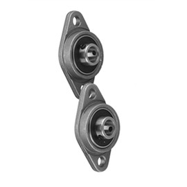 SIENOC 8 mm Bore Inner Ball Mounted Pillow Bearing Insert Bearing Pillow Block Bearing (4 Pieces Hole Centre Distance 37 mm)