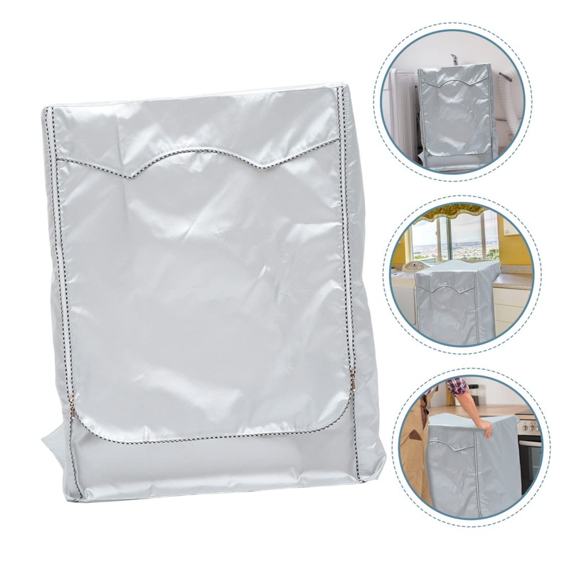 STOBOK Washing Machine Waterproof Cover Dryer Cover Waterproof Yellow Washer