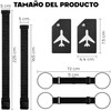 Juego de Correas de Equipaje(Negro)