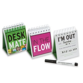Trainers Warehouse Deskmate - Desk Accessories, Desk Signs, Funny Office Gifts | 24 Signs to Discourage (or Invite) Distractions in an Open Office or WFH Setting, ‎4.25 x 1 x 0.39 inches