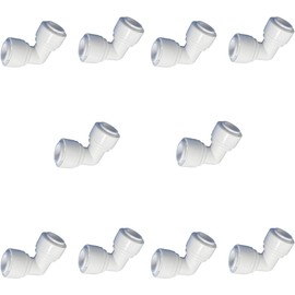10 Pack 3/8 RO Tubing Elbow Connector 90 Degree 3/8 Water Line Fittings Push to Connect Fittings for RO/DI Water Filter System/Aquarium