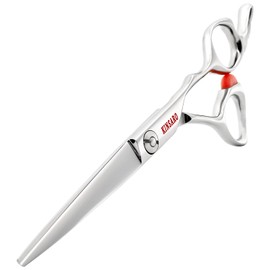 Hair Cutting Scissors Professional 5.5 inch Sharp Hair Cutting Shears Barber Scissors Shears Made of High-end Japan 440c Stainless Steel Orange Stop Block for Hairdresser Barber or Home Use KINSARO