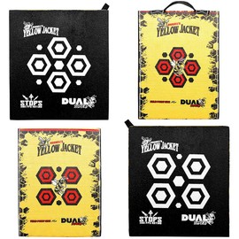 Morrell Yellow Jacket YJ-380 380 FPS Dual Threat Weather Resistant Compound Crossbow Cube Any Tip Foam Archery Target with Carry Handle, Yellow