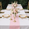 FRKOKRFA Fleece Table Runner, Pink, 25 m x 30 cm,