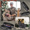 50 Pcs Veterans Day Silicone Bracelets 22 a Day Support