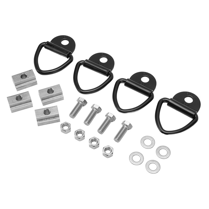 4 Set 3/8in‑16 Thread Bed Deck Rails Cleat T Slot