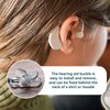 Single Ear Hearing Aids Clip, Anti Lost Portable Hearing Aid