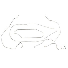 Full Car Brake Line Kit - Fits 55-57 Chevy Car - Stainless - The Stop Shop