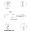 WMZOBH Small Bungee Cords with Hooks 6 Inch, 50 Pcs
