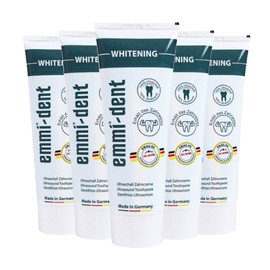 Emmi-dent Ultrasonic Toothpaste with Nano-Bubbles, New Formula (Whitening, 5 Pack)